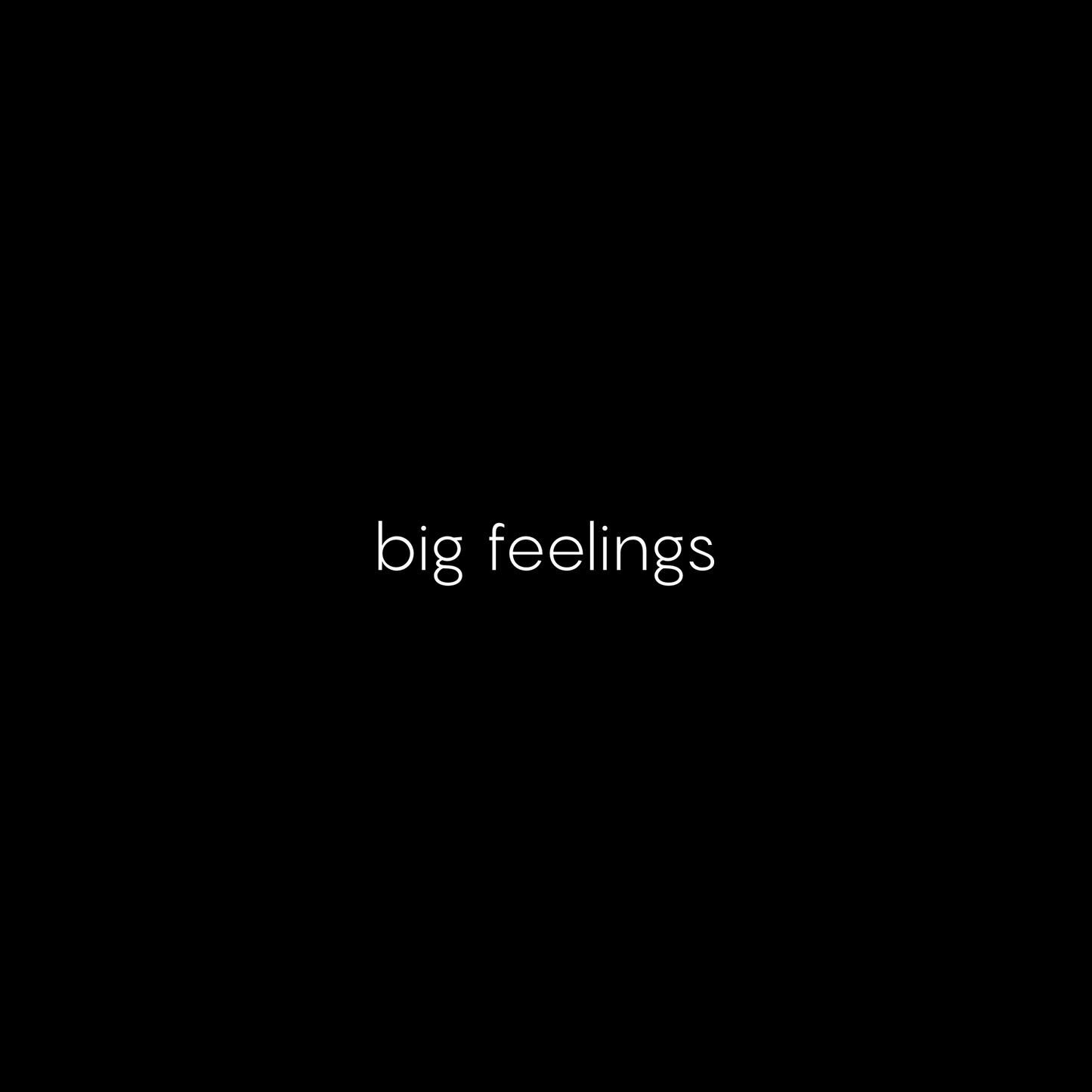 big feelings T-SHIRT